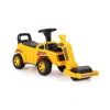 Hivvago Toddler Ride On Car With Adjustable Roller And Under-seat Storage In Yellow
