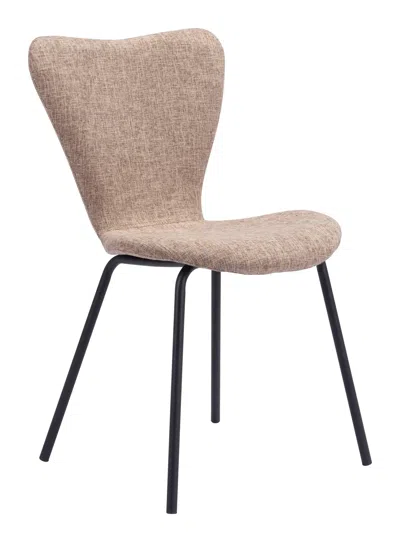 Hivvago Tollo Dining Chair (set Of 2) Brown