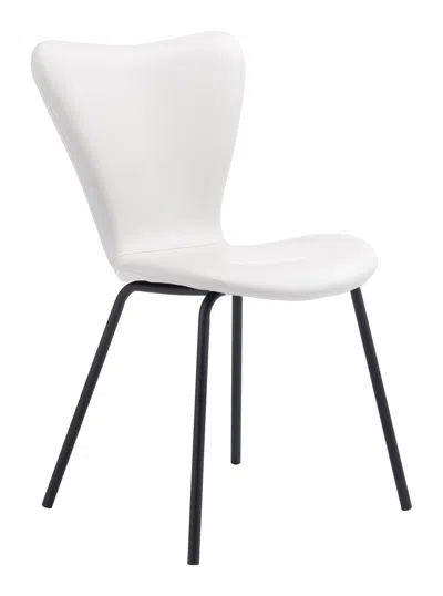 Hivvago Torlo Dining Chair (set Of 2) White