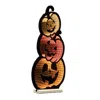 Hivvago Triple Jack-o-lantern Ekkolight 23"h In Multi