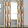 Hivvago Turin 84 Inch Window Curtains, Brushed Microfiber, Multicolor Patchwork In Multi