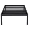 Hivvago Twin Size 16-inch High Heavy Duty Metal Platform Bed Frame In Black