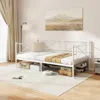 Hivvago Twin Size Platform Bed With Heavy-duty Metal Slat Support-white