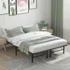 Hivvago Twin/full/queen Size Foldable Metal Platform Bed With Tool-free Assembly-queen Size