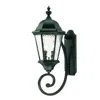 Hivvago Two Light Matte Black Carousel Lantern Wall Light