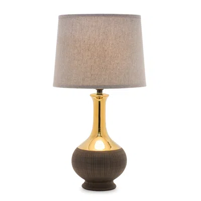 Hivvago Two Tone Ceramic Lamp 22"h In Multi