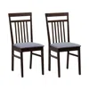 Hivvago Upholstered Dining Chair Set Of 2