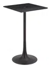 Hivvago Valleta Bar Table Black In Black