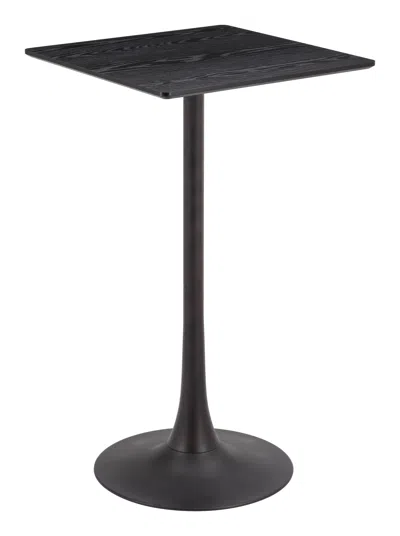 Hivvago Valleta Bar Table Black