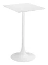 Hivvago Valleta Bar Table White In White