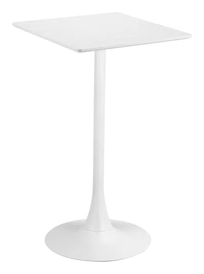 Hivvago Valleta Bar Table White