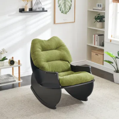 Hivvago Versatile Green Rocking Chair