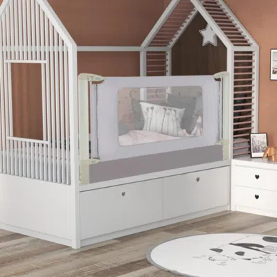 Hivvago Vertical Lifting Bed Rail For Toddlers With Double Lock-59 Inch