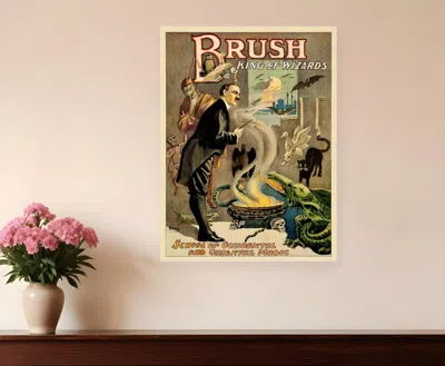 Hivvago Vintage 1895 Blackstone Magic Unframed Print Wall Art In Multi