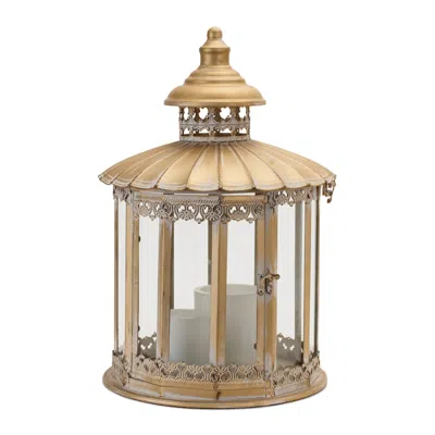 Hivvago Vintage Metal Lantern In Multi