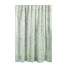 Hivvago Vola Shower Curtain, 72 Inch, Floral Pattern, Light Green Polyester In Green