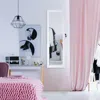 Hivvago Wall Mounted Lockable Mirror Jewelry Cabinet With Led Light