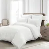 Hivvago White 5-piece Lightweight Polyester Comforter Set With Lace Trim