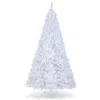 Hivvago White Artificial Pvc Christmas Tree