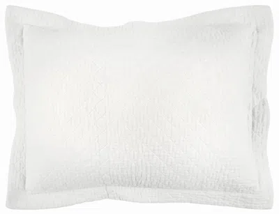 Hivvago White Checkered King Quilt