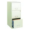 Hivvago White Metal 3-drawer Vertical File Cabinet With 2 Locking Drawers In Green