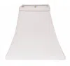 Hivvago White No Slub Innsbruck Square Lamp Shade In White