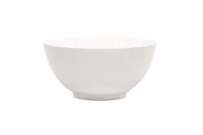 Hivvago White Porcelain Large Round Serve Bowl