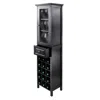 Hivvago Wine Display Tower Black