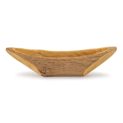 Hivvago Wooden Bowl In Yellow