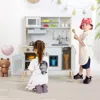 Hivvago Wooden Pretend Play Kitchen Set For Toddlers-white