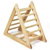 Hivvago Wooden Triangle Climber For Toddler Step Training