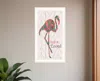 Hivvago You Are So Loved Flamingo White Framed Print Wall Art In Pink