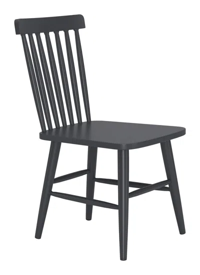 Hivvago Zeilen Dining Chair (set Of 2) Black