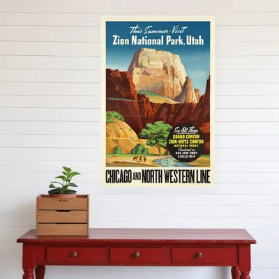 HIVVAGO ZION NATIONAL UTAH UNFRAMED PRINT WALL ART