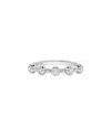 H.j. Namdar 14k 0.25 Ct. Tw. Diamond Stackable Ring In Silver