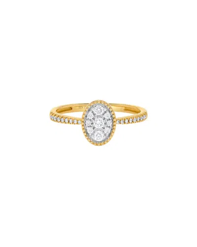 H.j. Namdar 14k 0.32 Ct. Tw. Diamond Pave Ring In Gold