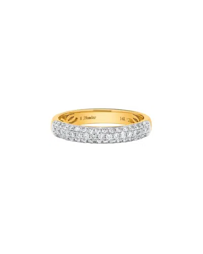 H.J. NAMDAR H.J. NAMDAR 14K 0.45 CT. TW. DIAMOND STACKABLE RING