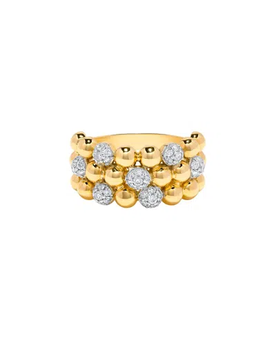 H.j. Namdar 14k 0.49 Ct. Tw. Diamond Pave Ring In Gold