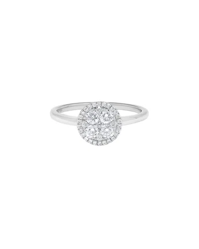 H.j. Namdar 14k 0.50 Ct. Tw. Diamond Cluster Ring In Metallic