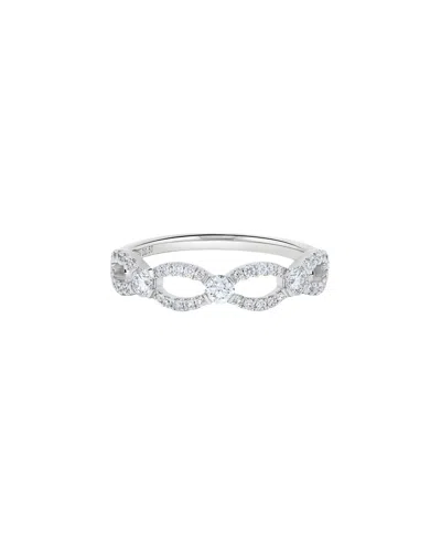 H.j. Namdar 14k 0.50 Ct. Tw. Diamond Stackable Ring In Metallic