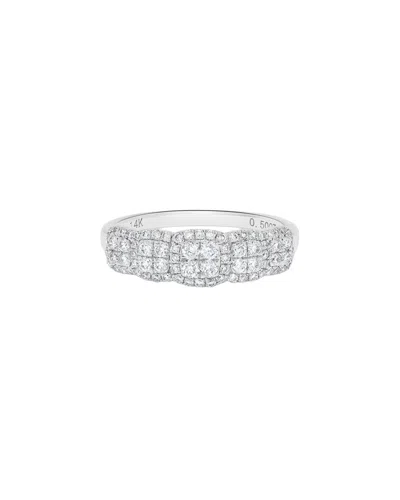 H.j. Namdar 14k 0.52 Ct. Tw. Diamond Cluster Ring In Metallic
