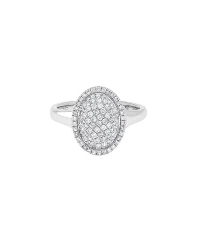 H.j. Namdar 14k 0.60 Ct. Tw. Diamond Cluster Ring In Metallic