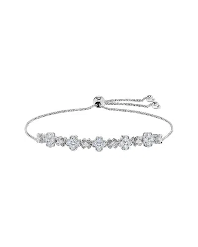 H.j. Namdar 14k 0.70 Ct. Tw. Diamond Bolo Bracelet In Metallic