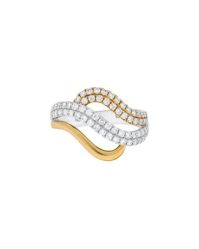 H.j. Namdar 14k 0.80 Ct. Tw. Diamond Pave Ring In Multi
