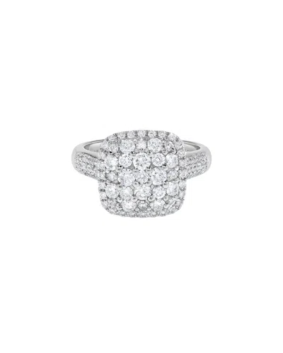 H.j. Namdar 14k 1.68 Ct. Tw. Diamond Cluster Ring In Metallic