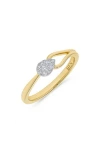 H.j. Namdar 14k Gold Pavé Diamond Stackable Ring In Gold