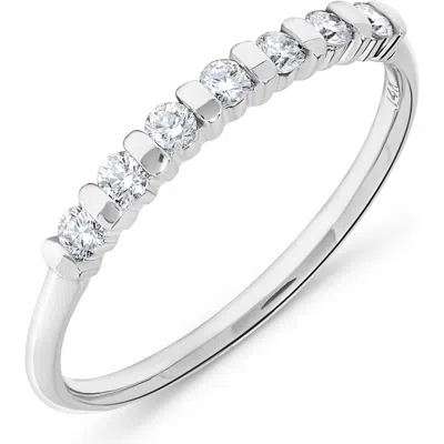 H.j. Namdar 14k Gold Prong Set Diamond Ring In White Gold