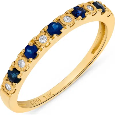 H.j. Namdar 14k Yellow Gold Diamond & Gemstone Stackable Ring