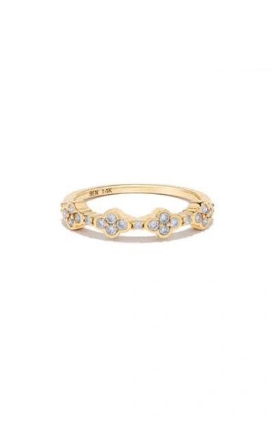 H.j. Namdar Bezel Diamond Cluster Fashion Ring In Yellow Gold