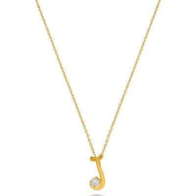H.j. Namdar Diamond Letter J Necklace In Pink